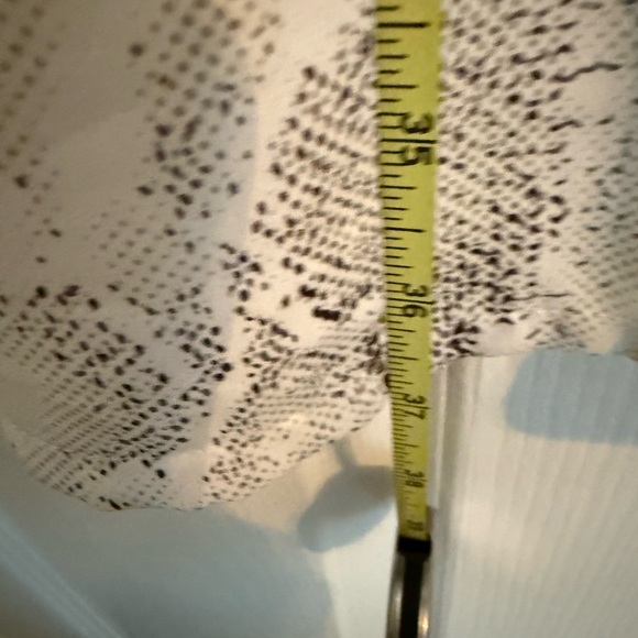 Hilary Radley Snakeskin Print Chiffon Dress Size Small Long Sleeve Midi - Picture 11 of 11